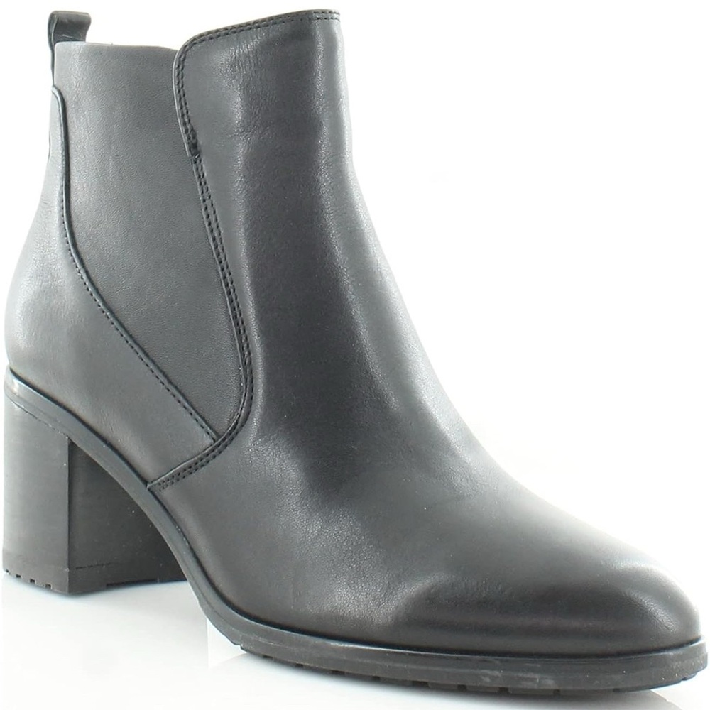 Naturalizer‎ Laura Black Vintage Leather Ankle Boots – Size 8, Comfortable Fit